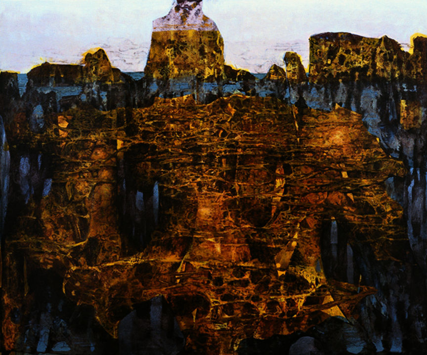 S.T. 1989, Tempera su tela / cartone pressato, cm: 58,5 x 82,5