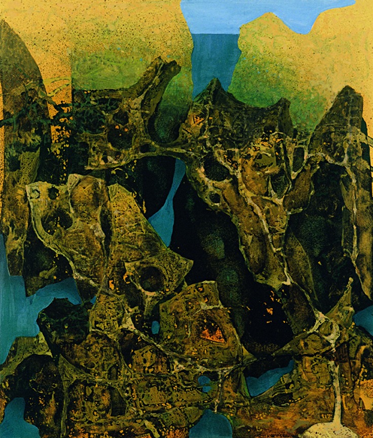 S.T. 1992, Tempera su tela / cartone pressato, cm: 60 x 70