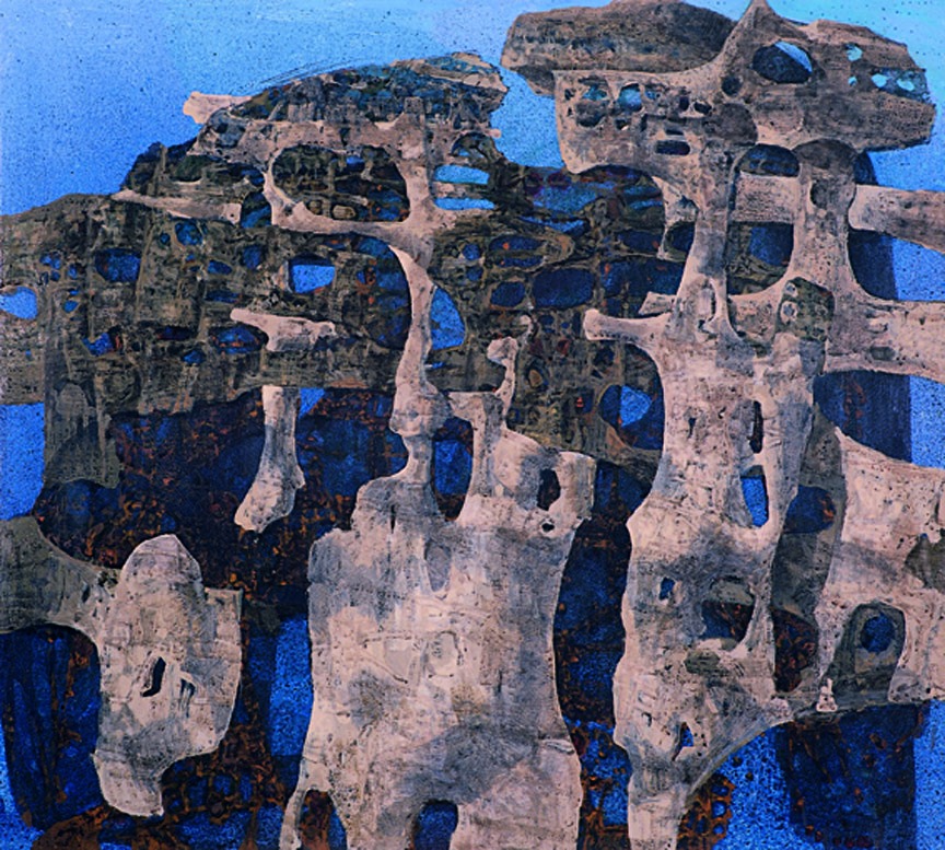 N.T. 1993, Tempera on canvas / pressboard, cm: 70,5 x 63,5