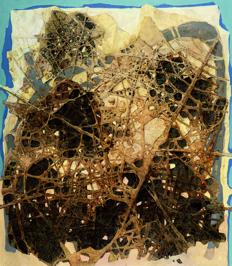 S.T. 1997, Tempera su tela / cartone pressato, cm: 120,5 x 105,5
