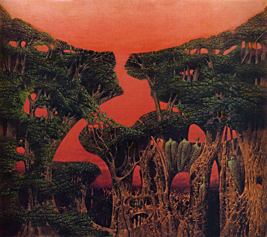 O.T. 1976, Tempera auf Leinwand / Preßspan, cm: 60,5 x 52,5