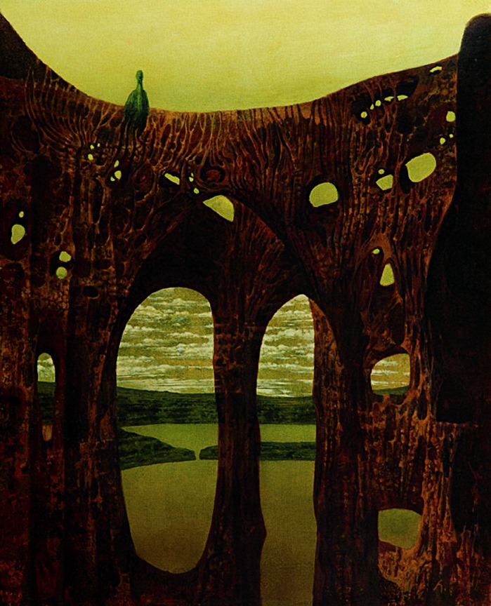 O.T. 1979, Tempera auf Leinwand / Preßspan, cm: 31 x 38